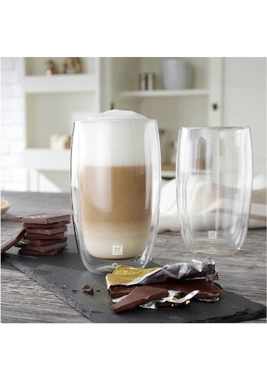 Zwilling 395000780 Çift Camlı Latte Macchiato 2'li Set
