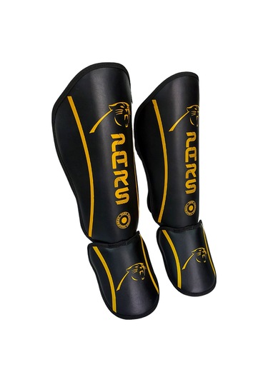 Pars Guard Kick Boks ve Muay Thai Ayak Kaval Koruyucu Siyah PRS-2 Siyah - Sarı
