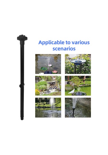 Reedark 15w 1000l/h Minyatür Elektrikli Işıklı Fıskiye Pompa, 12 Led Işık, 1.5m Yükseliş, 2m Kablolu, Süspansiyon Tabanlı, Akvaryum Bahçe Havuz Uygun