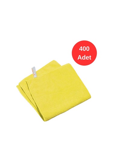 Mulpex Mikrofiber Genel Temizlik Bezi Sarı 40 x 40 CM 400 Adet