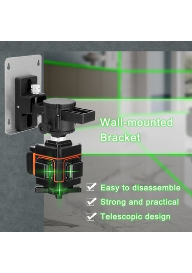 Pazly Ve Ve Seti, Pratik Plaka Montaj Kullanışlı, İnce Duvar Dönebilen Derece Demir Braketi Ayarlı. 360 Mg