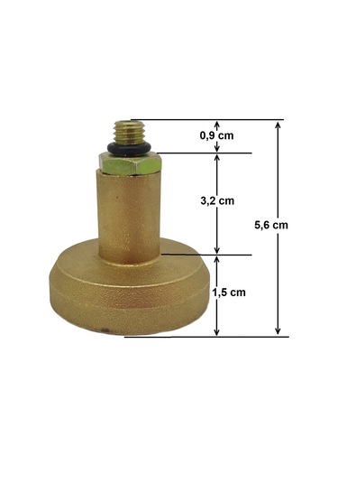 Avrupa Tip Lpg Dolum Başlığı Aparatı Bella Kısa-5,6 Cm-erkek