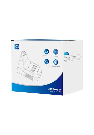 Sones K3 Eller Serbest Temassız Alın Vücut Kızılötesi Termometre