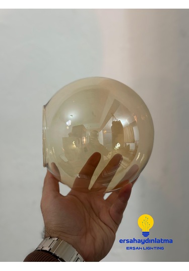 Glob Avize Camı Bal Renk 15 Lik
