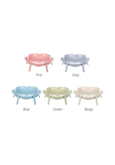 Pazly Çiçek Şeklinde Oturma Odası Tabağı, Çay Atıştırmalık, Meyve Garnitür Tabağı Yeşil