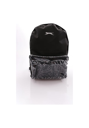 Slazenger 24039 Pvc Detaylı Black Sırt Çantası Siyah