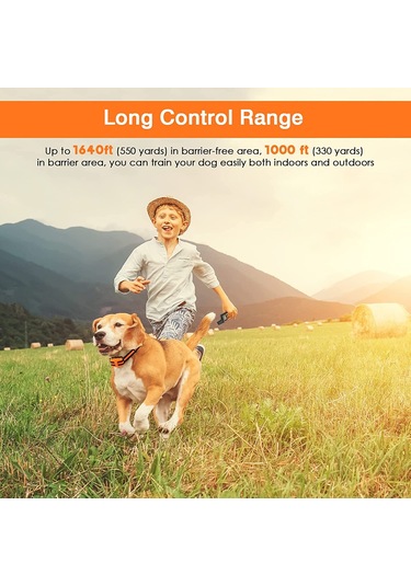 Lemestar Köpek Eğitimi Kolları: 3 Mod Bip, Titreşim, Şok , 500m Kumandalı, Ipx7 Su Geçirmez, 6-45kg Uyumlu, Hızlı Şarjlı Pil