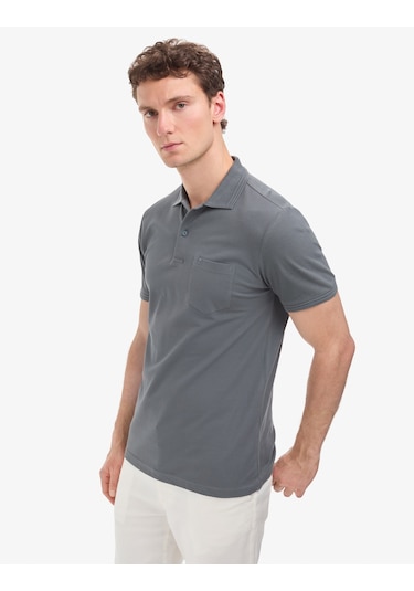 Pierre Cardin Erkek Antrasit Tişört Basic 50325290-vr006