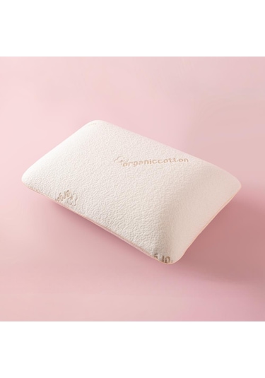Moln Organic Cotton Visco Yastık Doğal & Cilt Dostu Beyaz