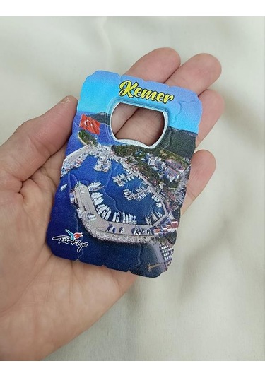 Magnet Açacak Gazoz Şişe Açacağı Mıknatıslı Buzdolabı Süsü Bayrak Deniz Çok Renkli