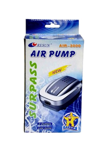 Resun Air 3000 Akvaryum Hava Motoru Çift Çıkış