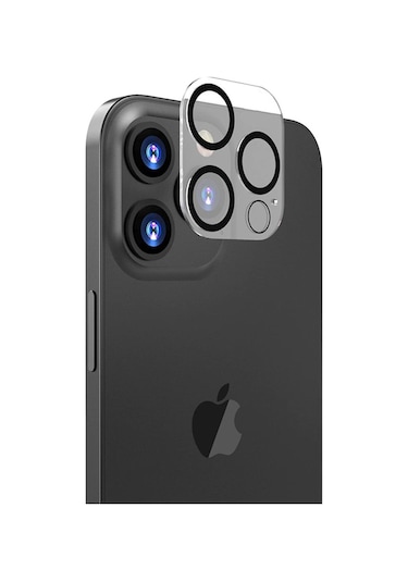 Apple Uyumlu iPhone 14 Pro/14 Pro Max 3D Kamera Camı Lens Koruyucu Night DELUX