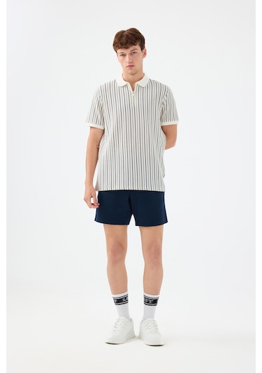 Loft Lf2036023 Erkek Kısa Kollu Polo T-shirt Mavi