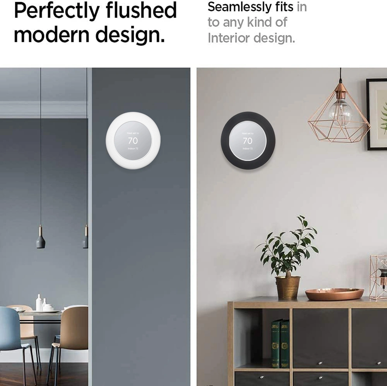 Youmex Google Nest Termostat İçin Beyaz Silikon Korumalı Kapak - Koruyucu Zarf