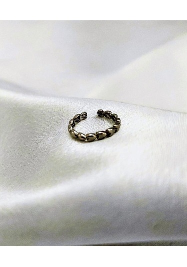 GÜMÜŞ KAPLAMA KARARMAZ TAM TUR KALP FİGÜR ALTTAN AYARLI EKLEM YÜZÜK-YÜZÜK21 Gümüş