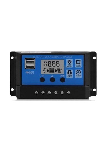 Supermarket1 100a Güneş Paneli Kontrol Cihazı - Solar Şarj Ve Lcd Ekranlı Sokak Lambası