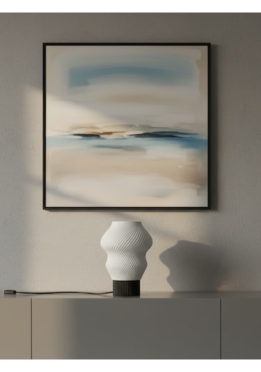 Madame - Modern Masa Ve Gece Lambası Ambiyans Lambası, Dekoratif Led Abajur Beyaz