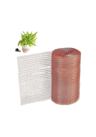 Bakır File, 6 Metrelik 1 Rulo Bakır File, Salyangoz, Fare, Kuş Ve Nematodlara Karşı Bakır File, Kemirgenlere Karşı Bahçe Koruması, Örme Bakır