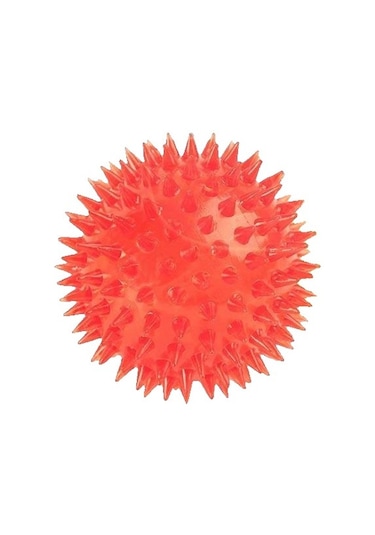 Işıklı Sesli Dikenli Köpek Oyun Topu 6.5 CM