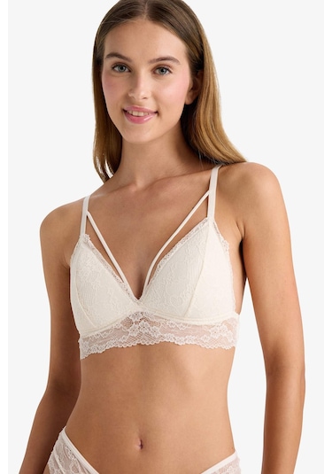 Defacto Pedli Dantelli Bralet-fall İn Love R6569az25wnwt46 Beyaz