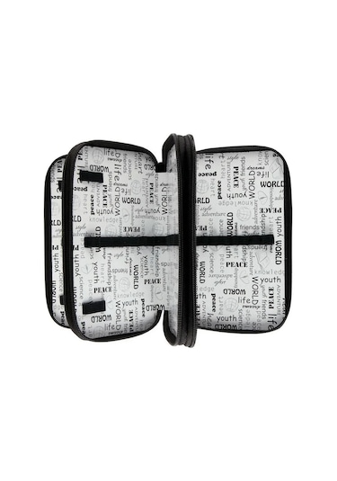 Oniks 1-4 Sınıflar İçin Okul Kalemliği, 3 Bölmeli. 430630261 Siyah