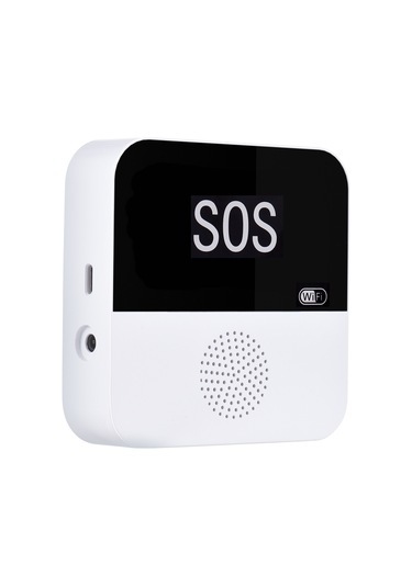 Suofeng Yaşlı Çağrı Cihazı Wifi+rf Teknoloji İle Akıllı Ev Güvenliği Alarmı, Uzak Kumanda, Pil İle Teslim, 1 Alıcı 1 Düğme Cf100 A Modeli