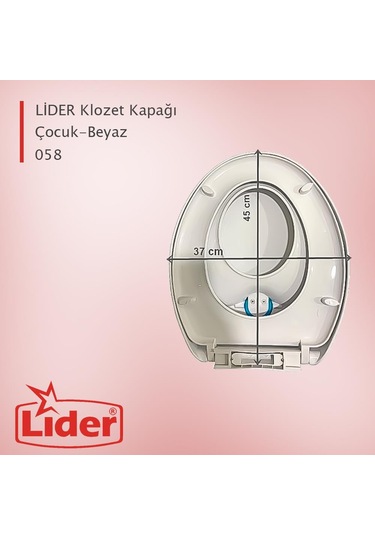 Lider Çocuk - yetişkin Çift Kullanımlı Klozet Kapağı (058)