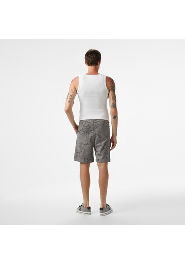 Unıted4 Erkek Gri Şort Tono Gri