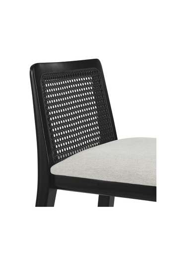 Martha Hazeranlı Bar Sandalyesi Beyaz - Siyah