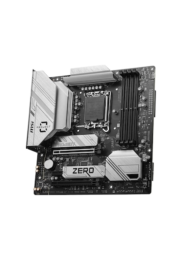 MSI B760M PROJECT ZERO DDR5 7800 MHZ (OC) RGB mATX Anakart