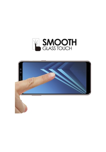 Galaxy Uyumlu A8 2018 Ekranı Tam Kaplayan Cam Koruyucu