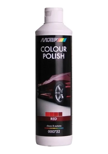 MOTİP RED RENKLİ CİLA BOYA YÜZEY KORUMA CİLASI KIRMIZI CİLA 500ML