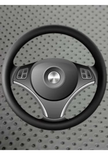 Opel Corsa Uyumlu Oto,araba Direksiyon Kılıfı Delikli Siyah Dikişli