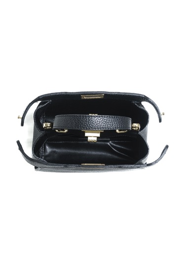Çapraz Çanta Kadın Sharon S Piumelli Milano Bag D28 Black Siyah