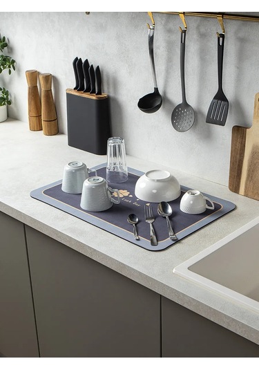 Kitchen Mat Bulaşık Paspası 267885685 Koyu Gri