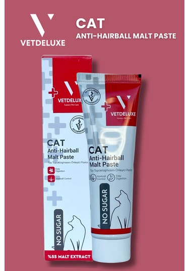 Vetdeluxe Anti Hairball Adult Malte Paste Tüy Yumağı Önleyici Macun 100 G