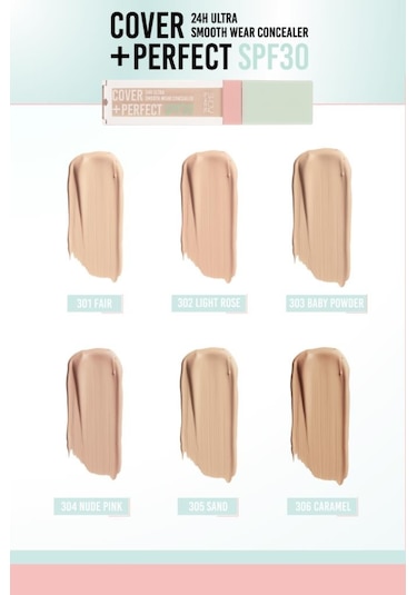 Show By Pastel Cover+Perfect Ultra Kapatıcı SPF30 302 Light