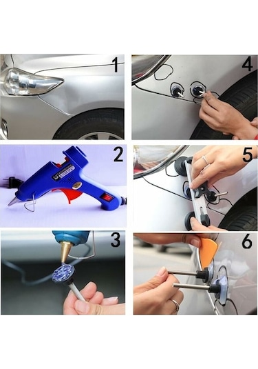 Mufunye Otomobil Çukurları Onarım Seti: 20 Parça, Buzlanma İzlerini Giderme, Avrupa Fişli, Pratik Ve Güvenli