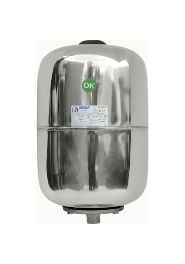 Cruwa Paslanmaz Silindirik Tip Tank 24 Litre