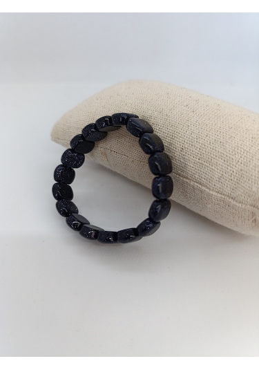 Yıldız Taşı Bileklik / Doğaltaş Unisex Bileklik-1081 Lacivert
