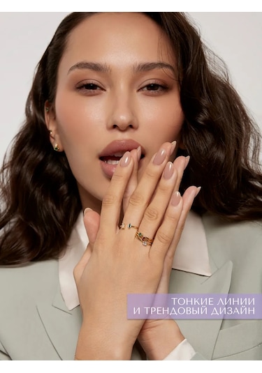 Miestilo 925 Ayar Gümüş İnce Beyaz Taşlı Kaplama Yüzük 297201008 Altın