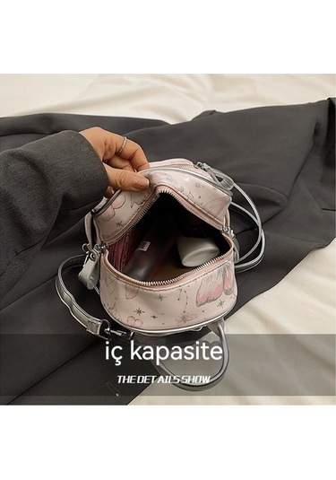 Luckydog Kadın Küçük Mini Sırt Çantası- Açık Pembe Renk AÇIK PEMBE