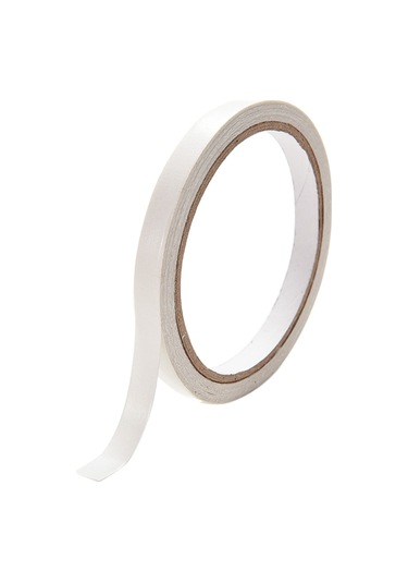 Springsun 5 Adet Beyaz 10mm Çift Taraflı Bant - Güçlü Yapışkanlı, Ofis/ev/dıy İçin İdeal
