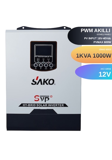 Sako Svp-1kw Tam Sinüs Akıllı 12v 1000w Pwm