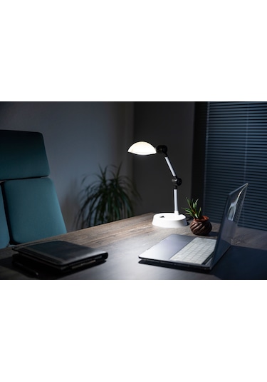 Okmino Led'li Akrobat Masa Lambası Beyaz