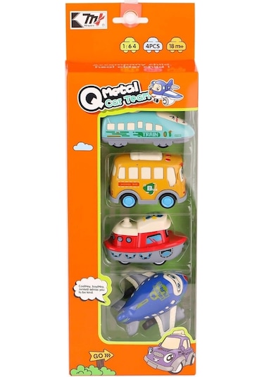 0783-355 Metal Çek Bırak Ulaşım Araçları 1:64 -karsan Oyuncak Çok Renkli