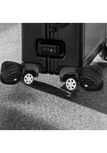 Suntek Bagaj Tekerlekleri Bavul Döner Tekerler Aksesuarları Siyah