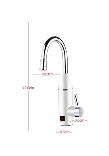 Tongxida Led Ekranda Musluğu İçin Elektrikli Anında Su Isıtıcı Modeli -