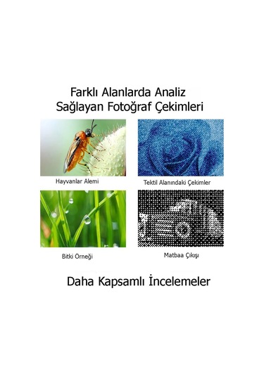 Techtic Dijital Mikroskop 1600x Tekstil Baskı Cilt Saç Analiz