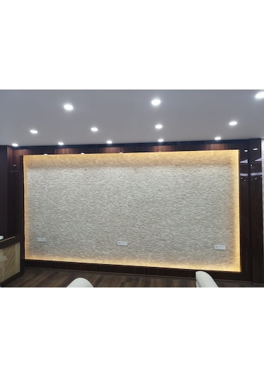 Patlatma Taş Fileli Tv Ünitesi Için Sandwave Krem Doğal